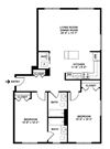 Two Bedroom Floor Plan B4
